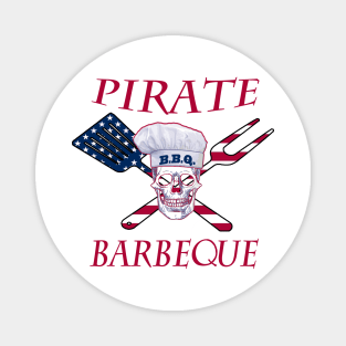 Barbeque Pirates American Magnet